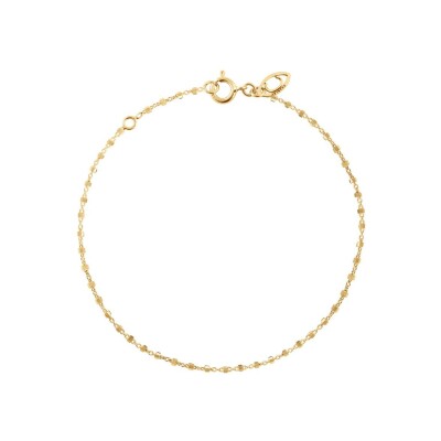 Chaîne de cheville Charlet Diamantée en or jaune, 24cm