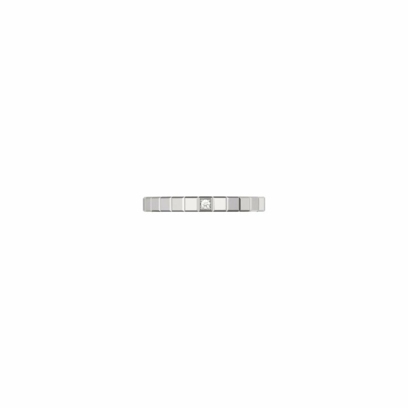 Chopard Ice Cube Pure ring, white gold and diamond, size 59