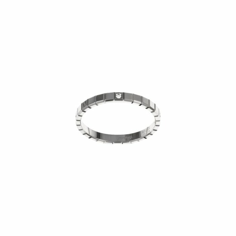 Chopard Ice Cube Pure ring, white gold and diamond, size 50