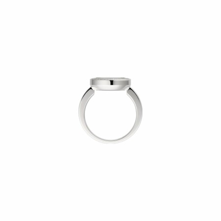 Bague Chopard Happy Spirit en or blanc et diamants, taille 53