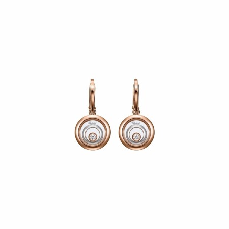 Boucles d'oreilles Chopard Happy Spirit et diamants