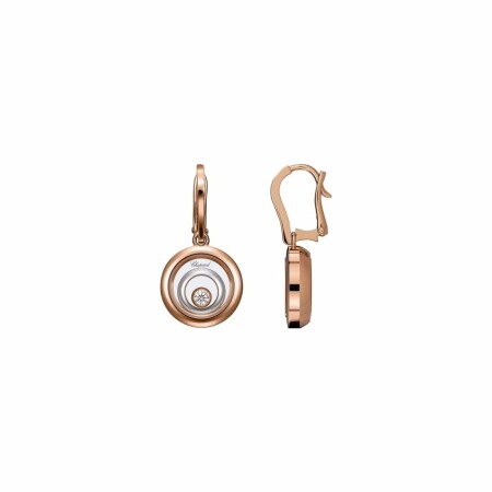 Boucles d'oreilles Chopard Happy Spirit et diamants