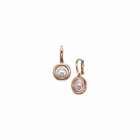 Boucles d'oreilles Chopard Happy Spirit et diamants