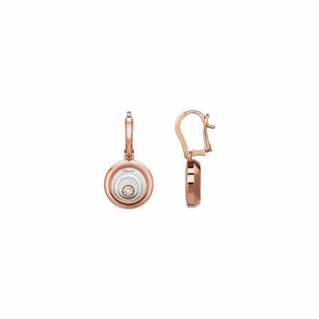 Boucles d'oreilles Chopard Happy Spirit et diamants