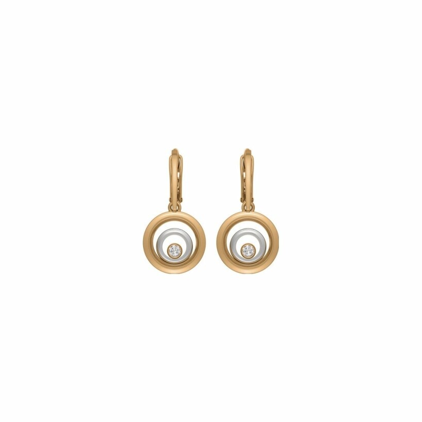 Chopard Happy Spirit earrings with diamonds