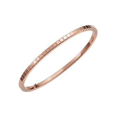 Chopard Ice Cube Bangle Bracelet, pink gold, size M