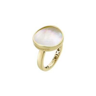 Bague Chimento Armillas Glow Caleido en or jaune et nacre