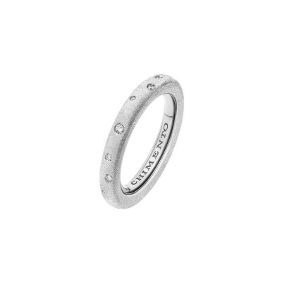 Bague Chimento Forever Brio en or blanc et diamant 0.14ct
