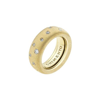 Bague Chimento Forever Brio en or jaune et diamant 0.44ct
