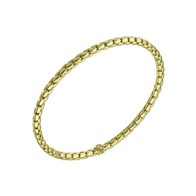 Bracelet Chimento Stretch Spring en or jaune, 18cm