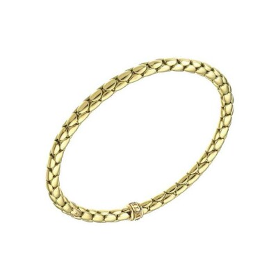 Bracelet Chimento Stretch Spring en or jaune, 17cm