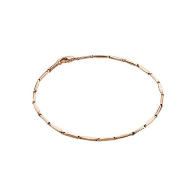 Bracelet Chimento Bamboo Classic en or rose, 18cm