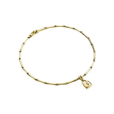Bracelet Chimento Bamboo Shine en or jaune et diamant, 18cm