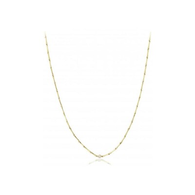 Collier Chimento Bamboo Diamond en or jaune et diamant, 45cm