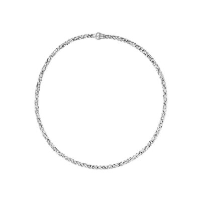 Collier Chimento Stretch Classic en or blanc et diamant 0.07ct, 42cm