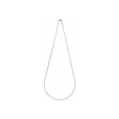 Collier Chimento Bamboo Classic en or blanc, 43cm