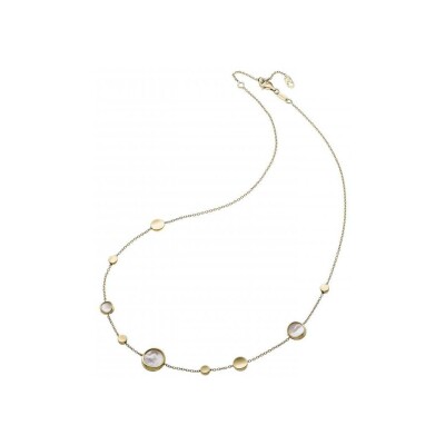 Collier Chimento Armillas Glow Caleido en or jaune et nacre, 45cm