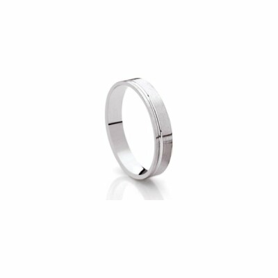 Alliance Ciclam 4mm en platine