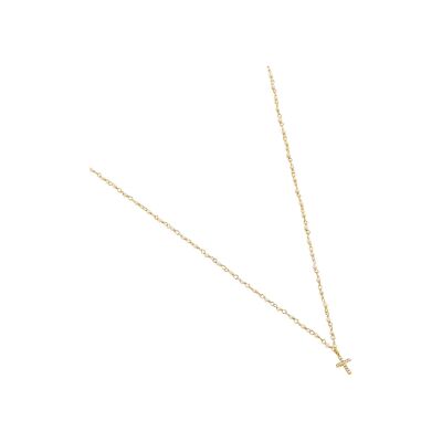 Collier Une A Une Inde en laiton doré et pyrite