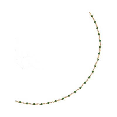 Collier Une A Une Inde en laiton doré
