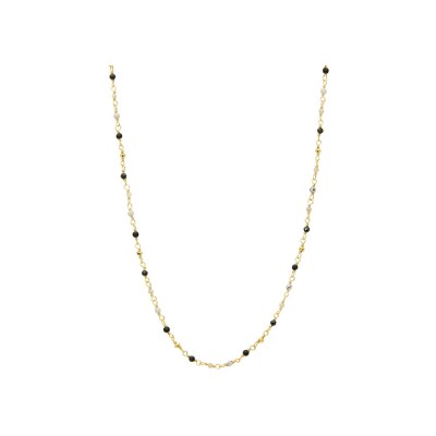 Collier Une A Une Inde en laiton doré