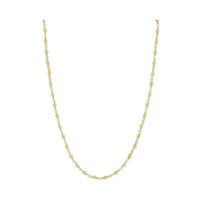 Collier Une A Une Inde en laiton doré