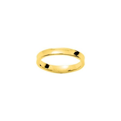 Alliance concave confort en or jaune