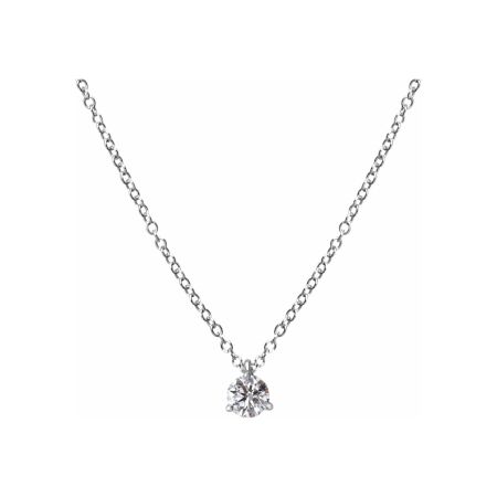 Collier Laura en or blanc 18 carats et diamants 0.3ct