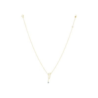 Collier La Brune & La Blonde POP en or jaune et diamants de 0.07ct