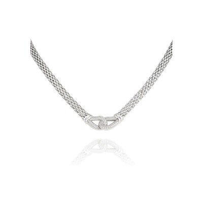 Collier Una Storia Vérone en argent et oxydes de zirconium