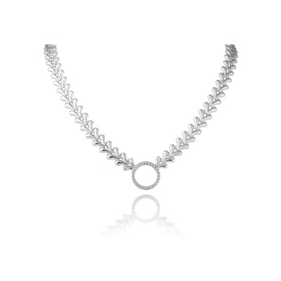 Collier Una Storia Valencia en argent et oxydes de zirconium