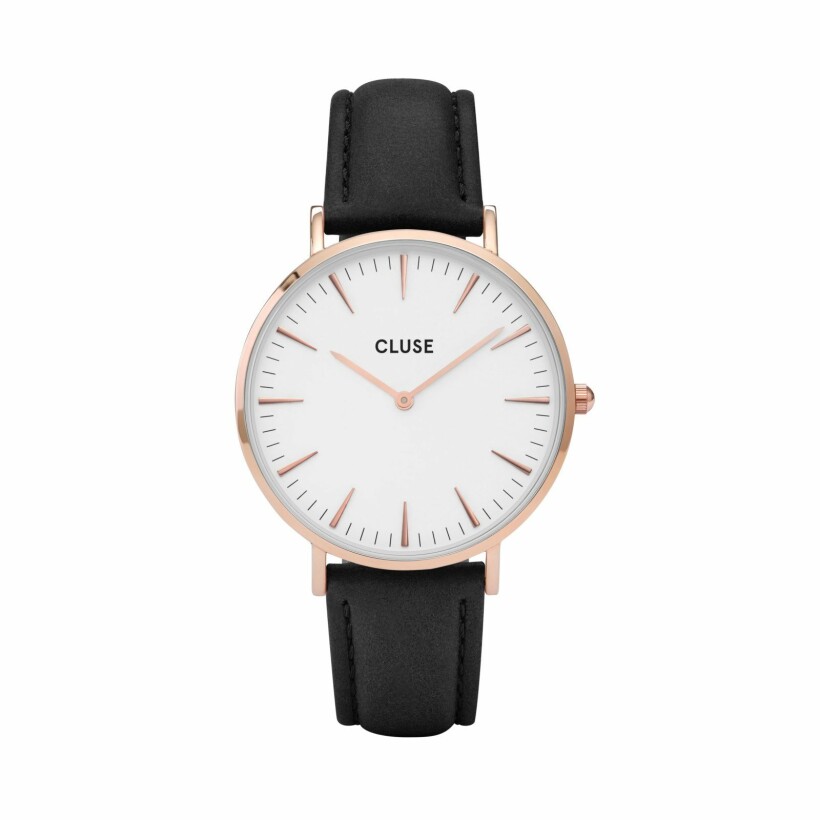 Montre Cluse Boho Chic Rose Gold White/Black