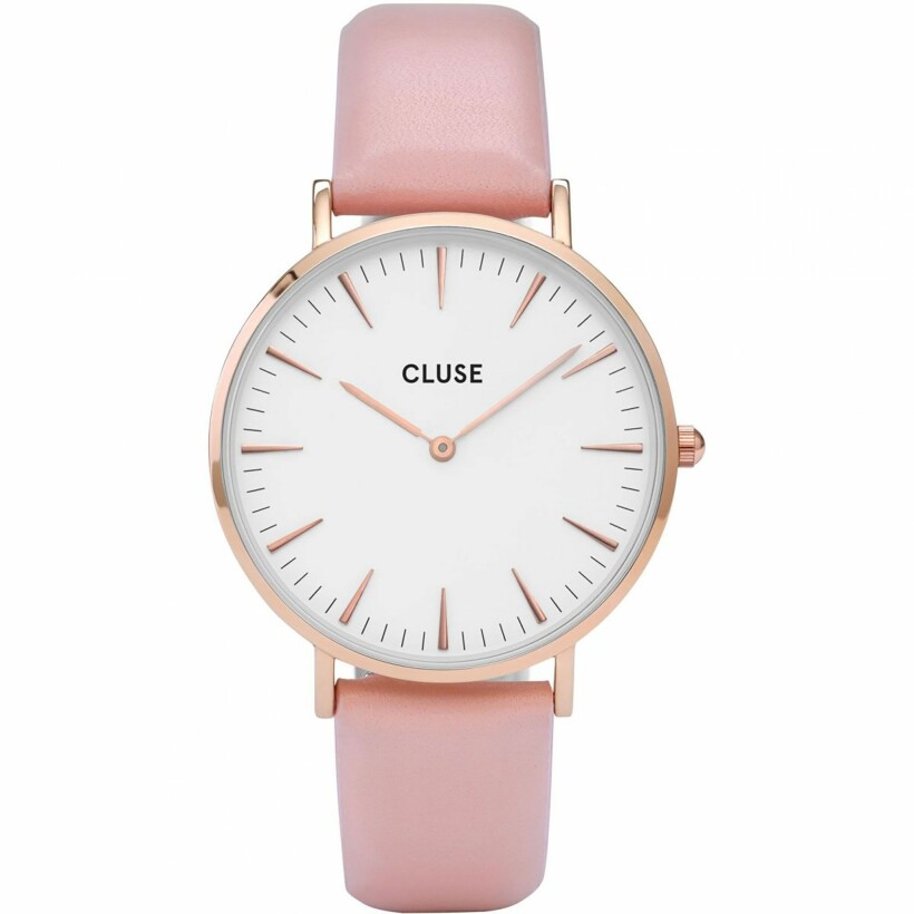 Montre Cluse Boho Chic Rose Gold White/Pink