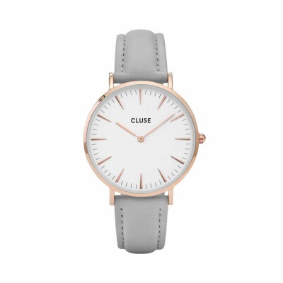 Montre Cluse Boho Chic Rose Gold White/Grey