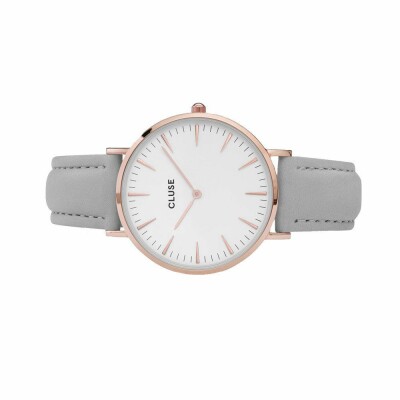 Montre Cluse Boho Chic Rose Gold White/Grey