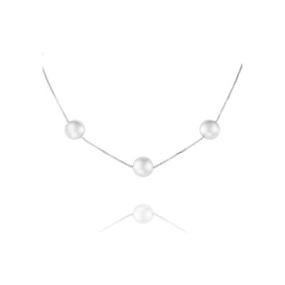 Collier Una Storia Perlas en argent