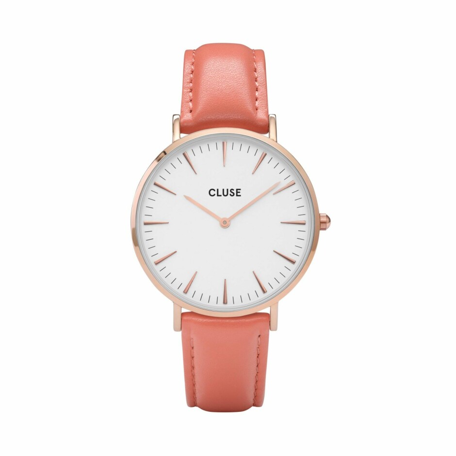 Montre Cluse Boho Chic Rose Gold White/Flamingo