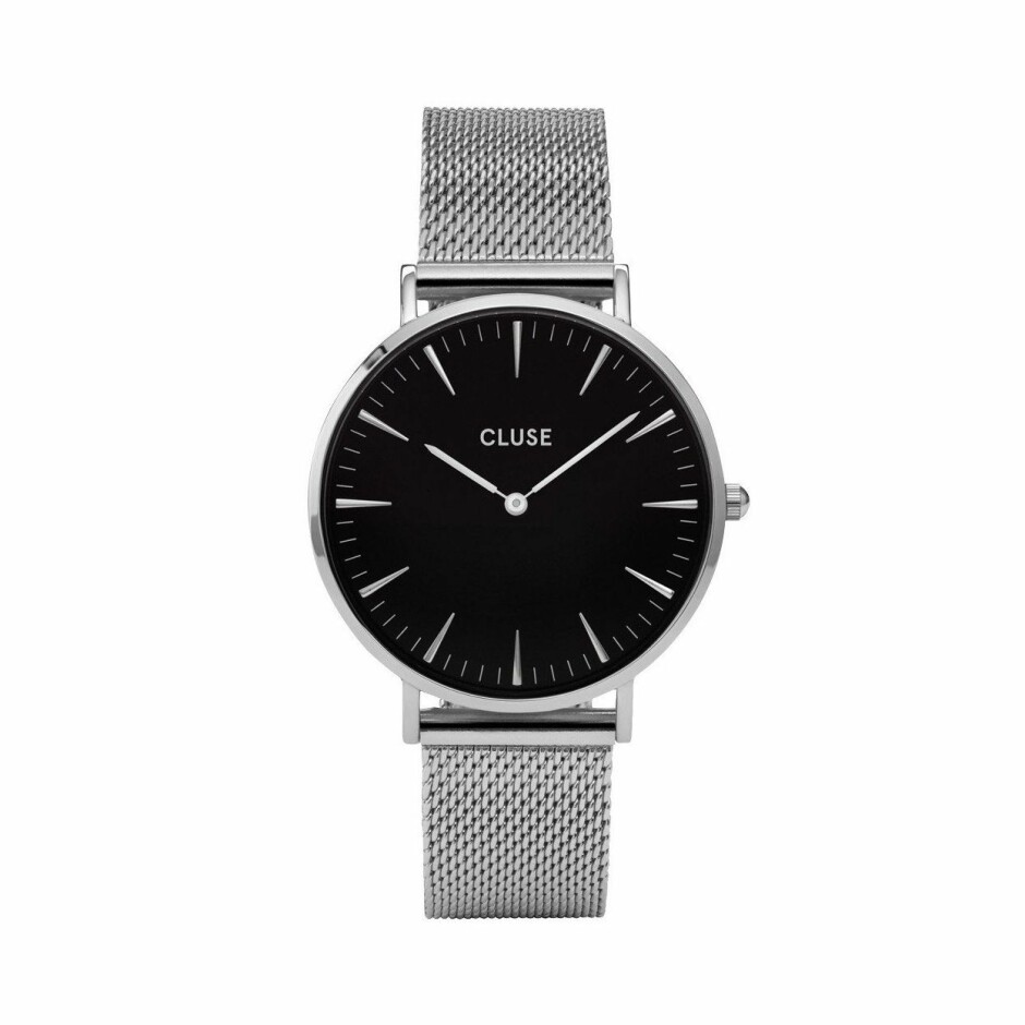 Montre Cluse Boho Chic Mesh Silver/Black