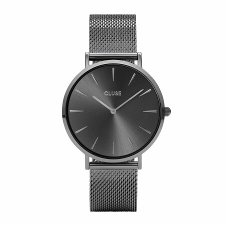 Montre Cluse Boho Chic Mesh Dark Grey 