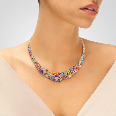 Collier Una Storia Madeira en argent rhodié et oxydes de zirconium