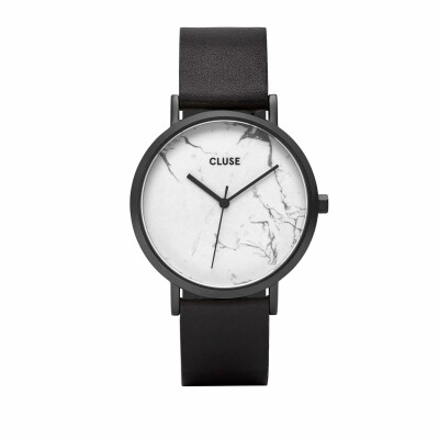 Montre Cluse La Roche Full Black White/Marble