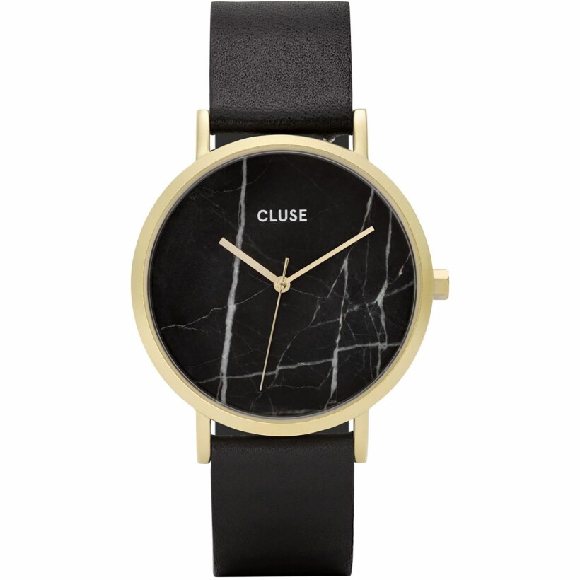 Montre Cluse La Roche Gold Black Marble/Black 