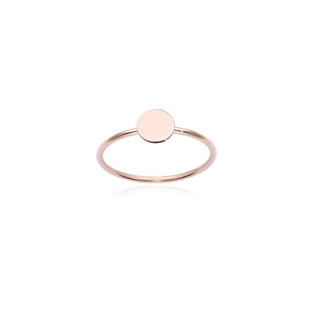 Bague Burato Paillettes en or rose