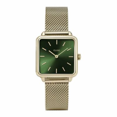 Montre Cluse La Garçonne Mesh Gold/Forest Green