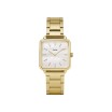 Montre Cluse La Tétragone Steel White Pearl, Gold Colour