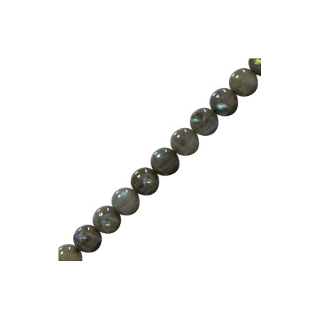 Collier Minerama boules en labradorites, 10mm