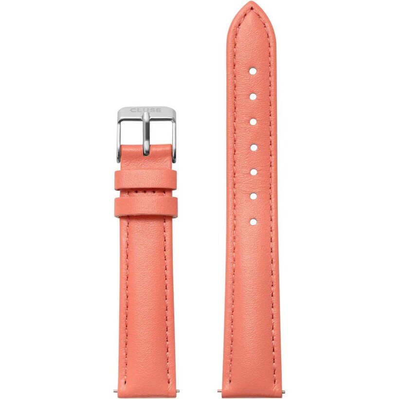 Bracelet de montre Cluse Minuit Strap Flamingo/Silver