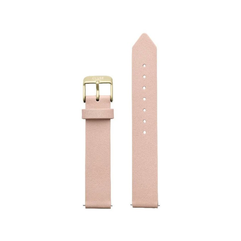 Bracelet de montre Cluse La Roche Petite en cuir nude