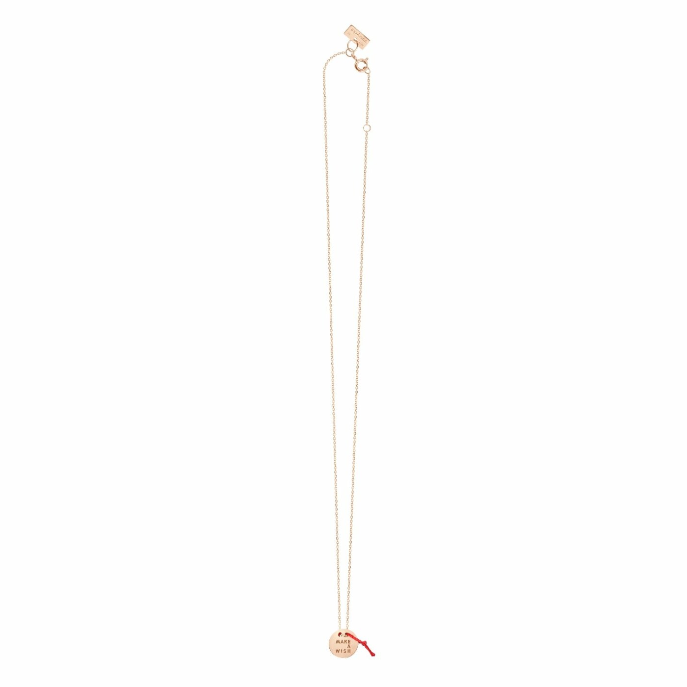 Collier Vanrycke Make a wish en or rose