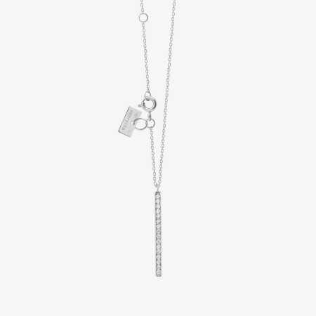 Collier Vanrycke Medellin en or blanc et diamants, taille L